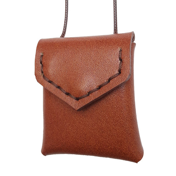 Pochette Taweez pour le cou - Amulette en cuir véritable - Asrin