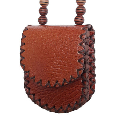 Pochette Taweez pour le cou – Amulette en cuir véritable de haute qualité