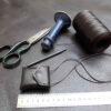 Pochette Taweez pour le cou - Amulette en cuir véritable - Asrin