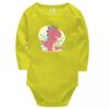Ensemble de 4 bodies bébé à épaules rabattables avec design dinosaure