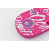 Tongs duveteuses pour femmes rose