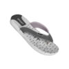 Tongs de plage pour hommes blanc et gris