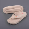 Tongs pour hommes antidérapantes rose clair