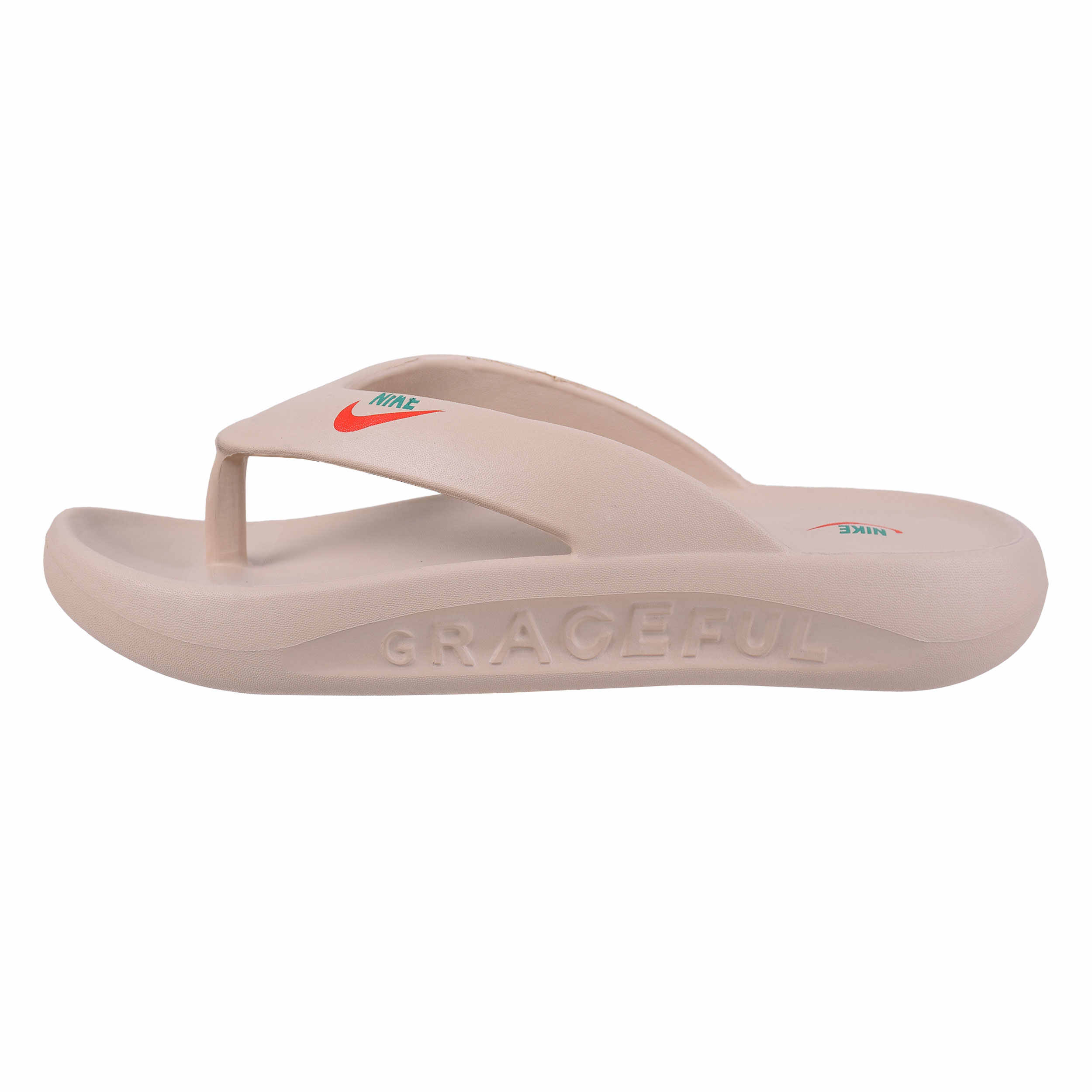 Tongs pour hommes antidérapantes rose clair