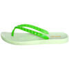 Tongs pour femmes et plage vert clair