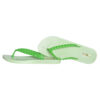 Tongs pour femmes et plage vert clair