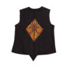 Gilet brodé pour femme avec motif Balochi, toutes saisons