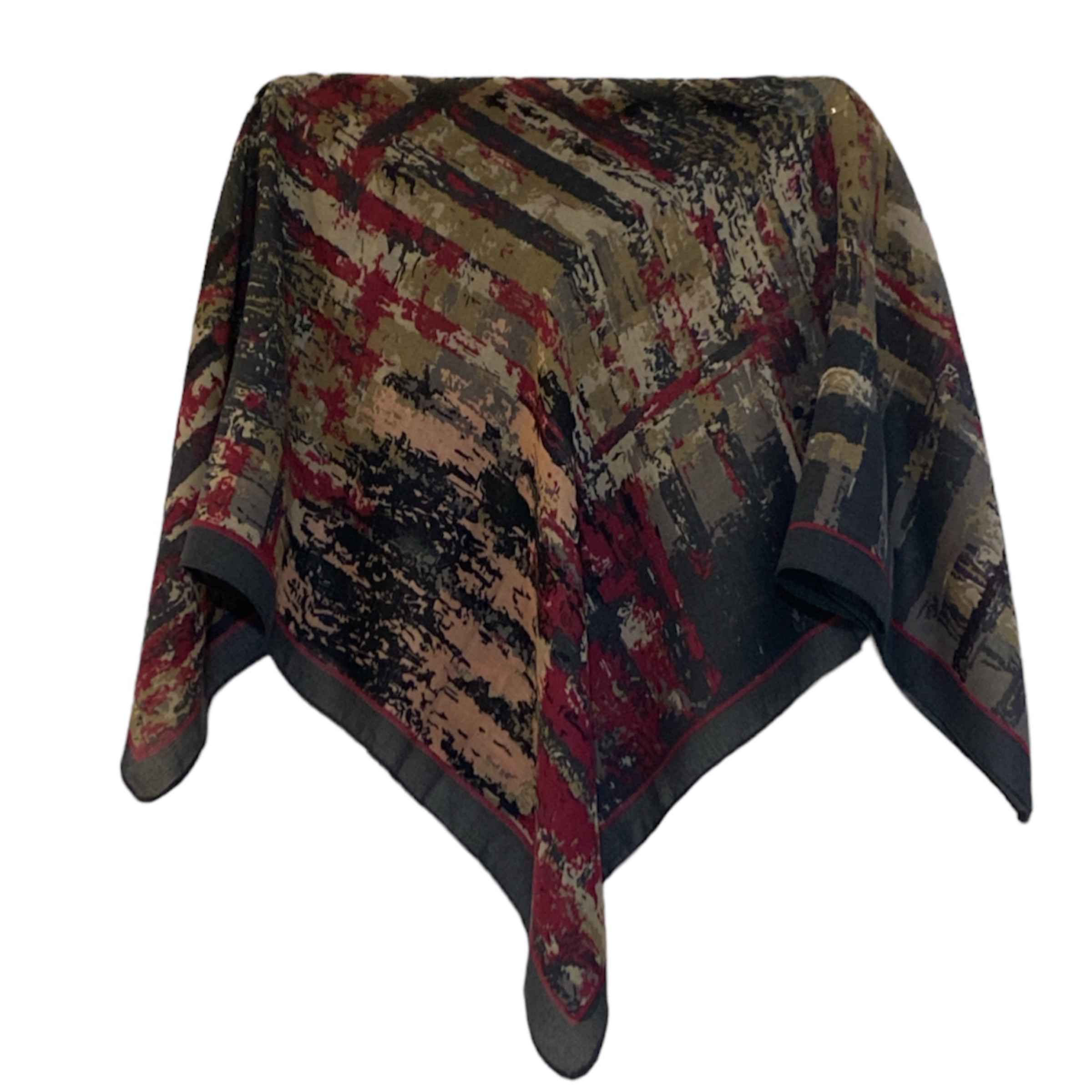 Écharpe pour femme - Motif abstrait pour usage quotidien, toucher doux