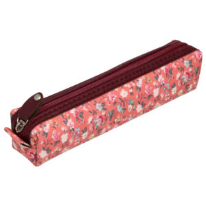 Trousse à crayons zippée design floral pour l’école et le bureau