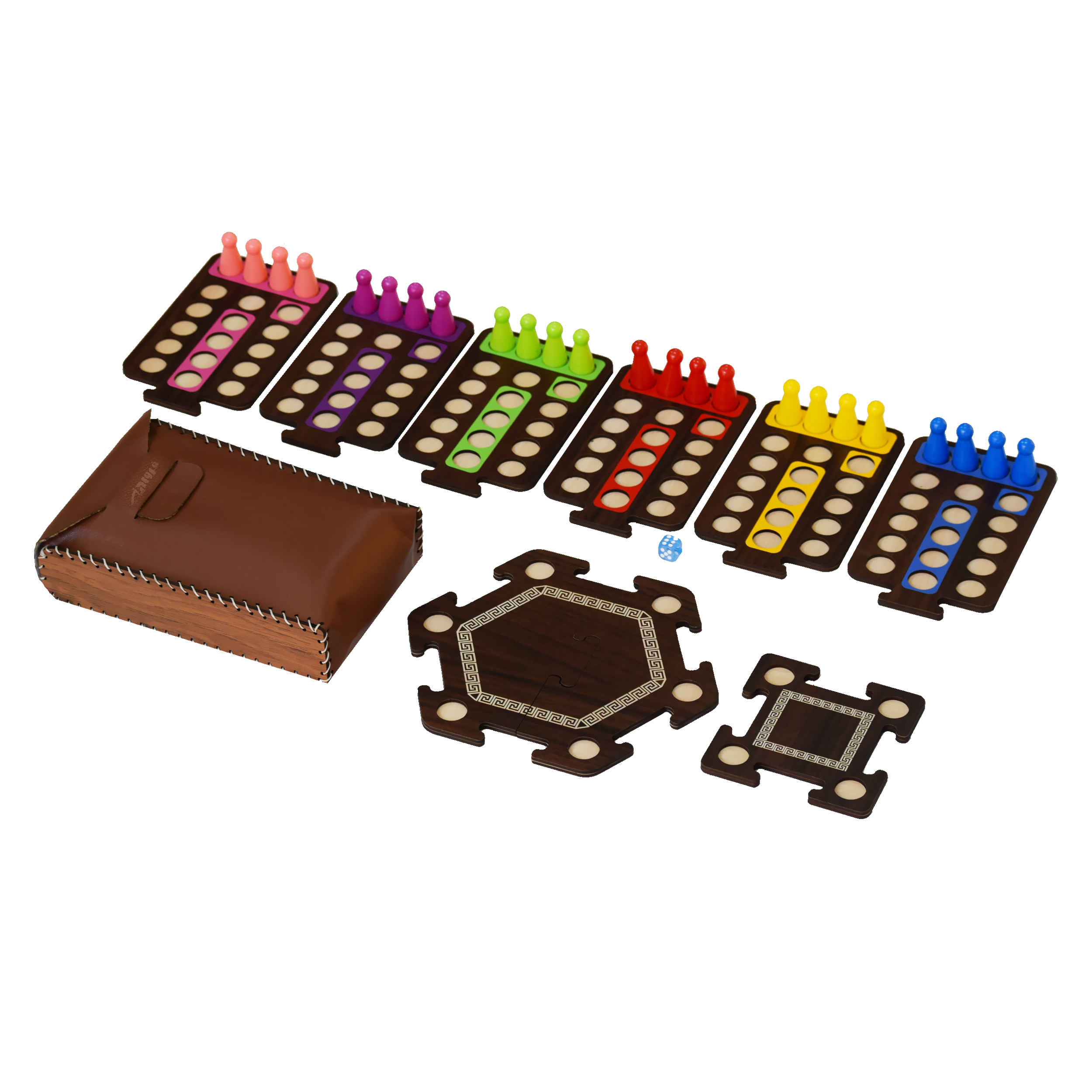 Mensch ärgere Dich nicht (Ludo) – Jeu de Société Classique pour 4 à 6 Joueurs