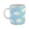 Keramik-Kaffeebecher mit Wolken-Design