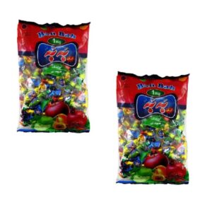 Barres de fruits Lavaschak en bouchées persanes – Cuir de fruit aigre, 1000g (2x)