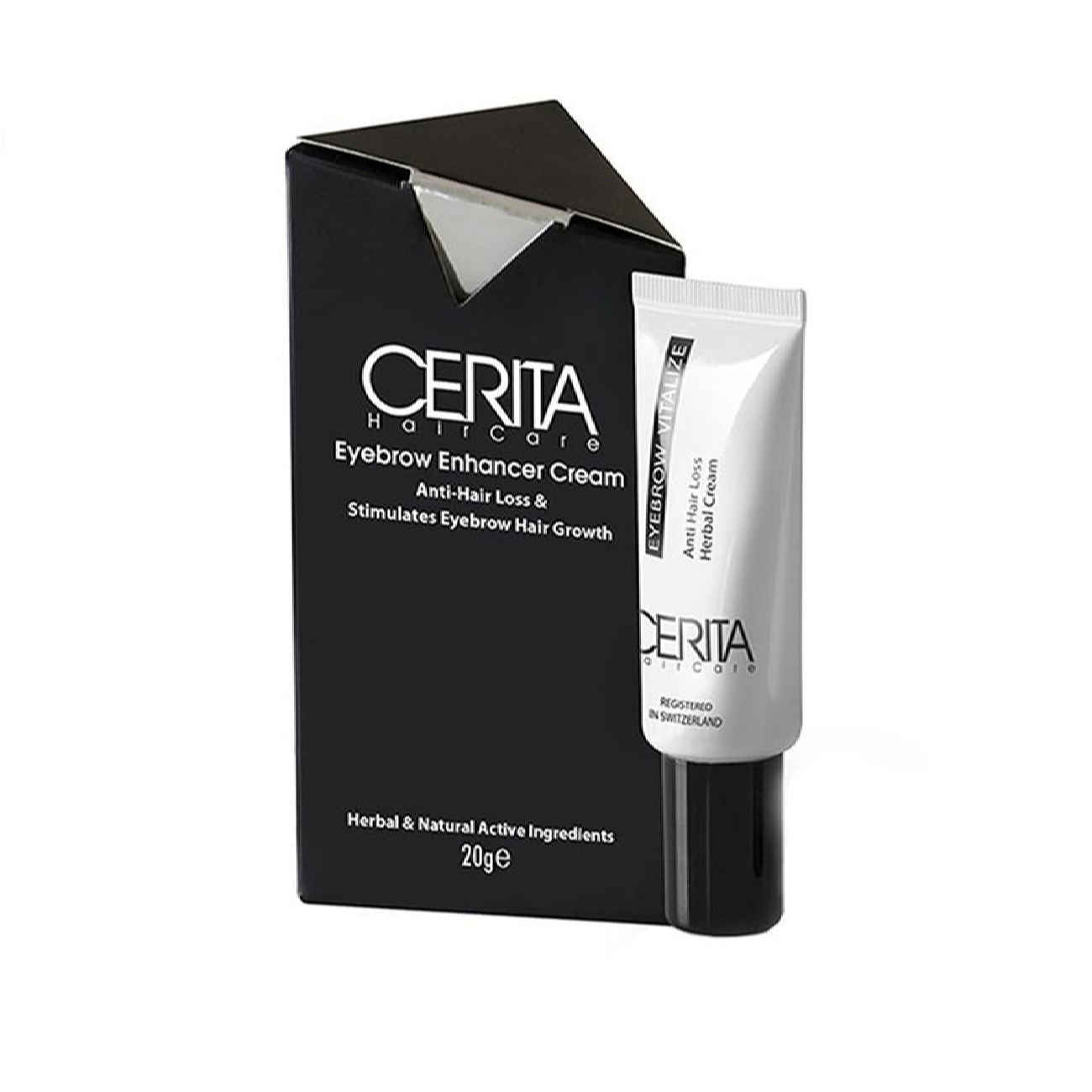 Cerita Crème pour Sourcils aux Plantes & Fortifiante 20 ml (x2)