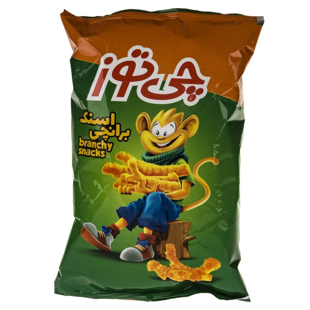 Cheetos Iraniens au Fromage Croquant – Snack Branché à la Couleur Naturelle, 48 g (x10)