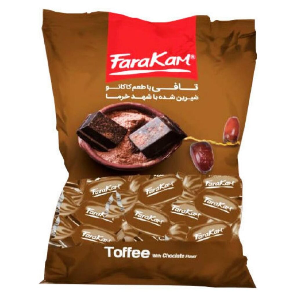 Toffee au goût de chocolat sucré par sirop de dattes 1000g