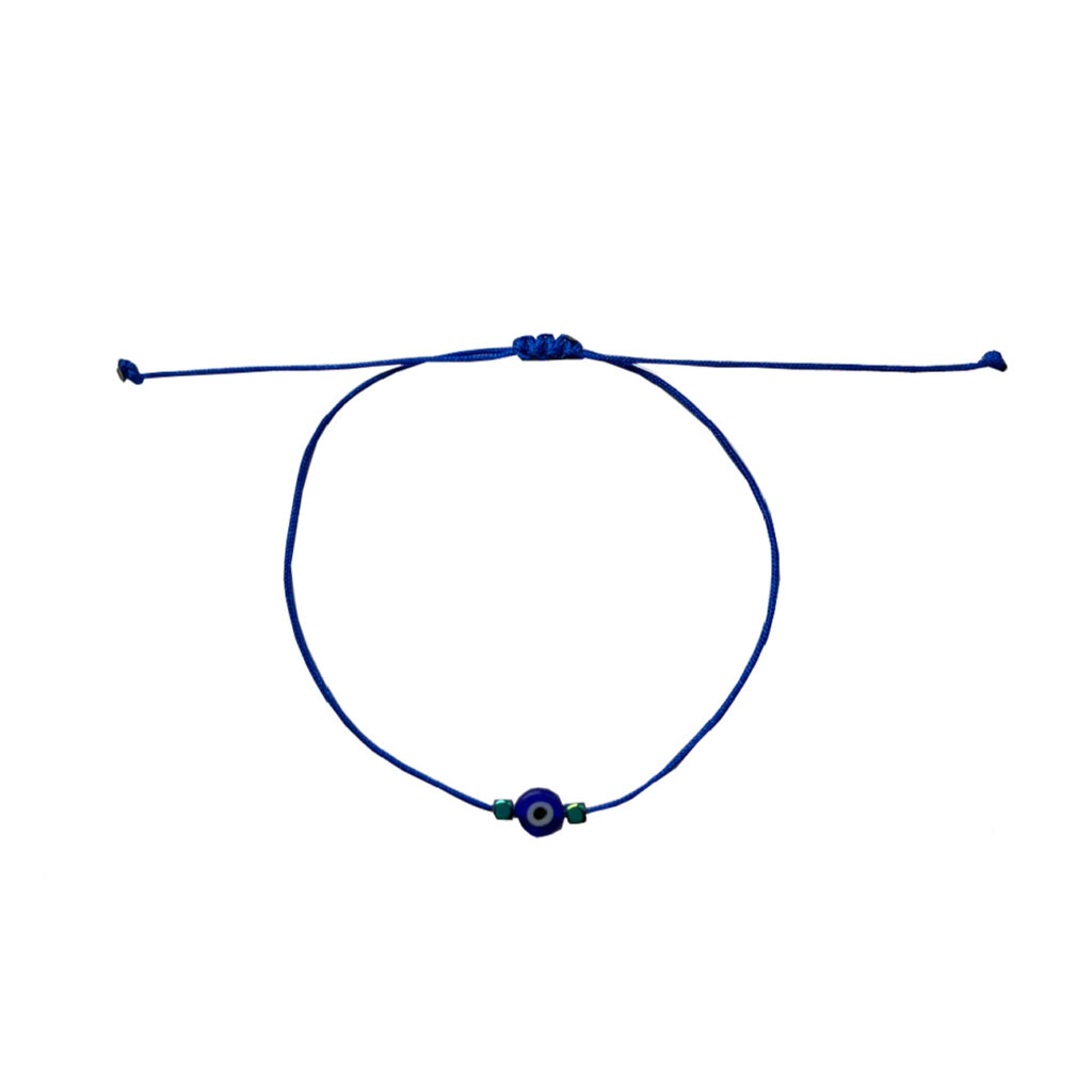 Bracelet Cheville en Coton Cheshm Nazar Modèle Tanha