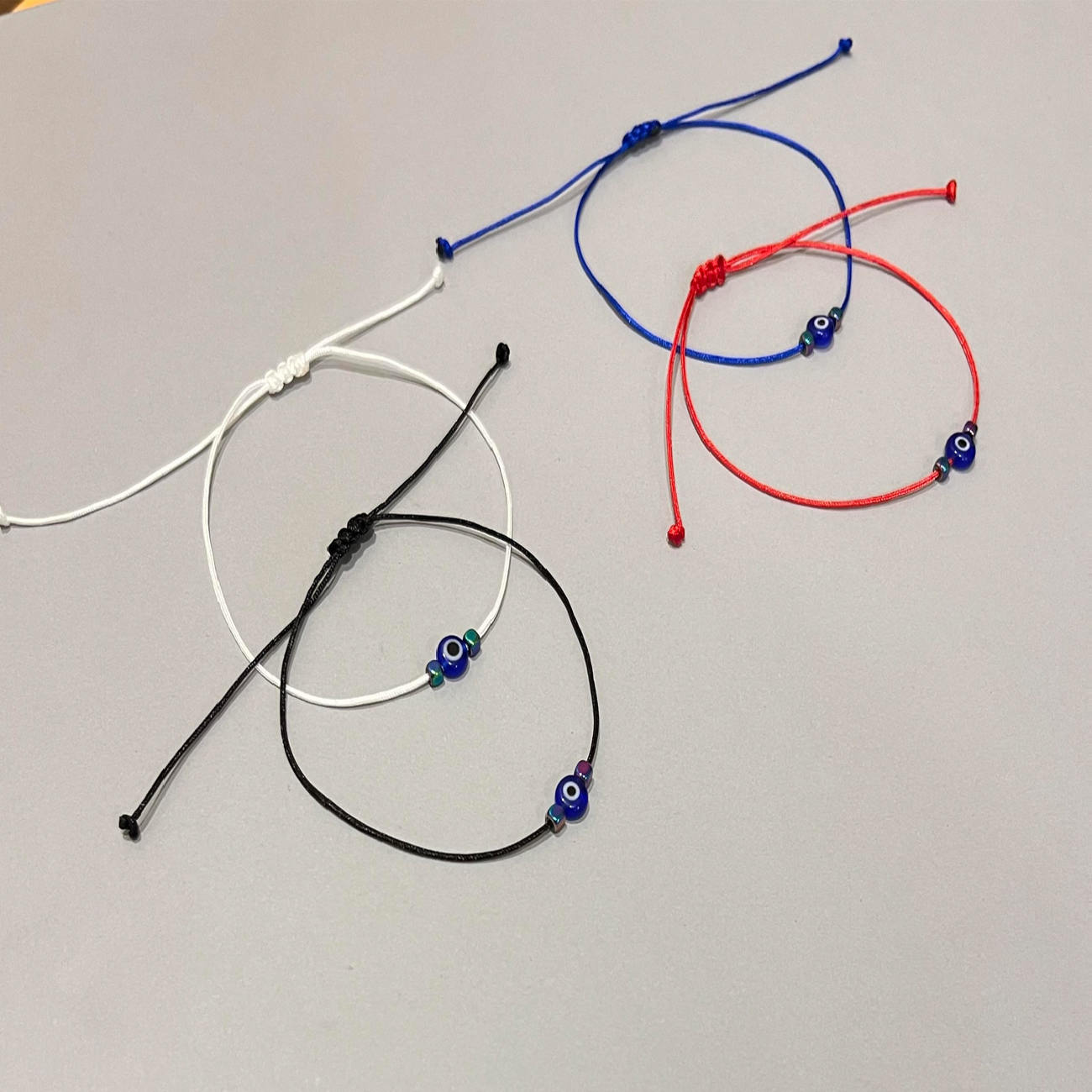 Bracelet Cheville en Coton Cheshm Nazar Modèle Tanha