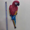 Figurine décorative murale d'animal avec statue de perroquet - Art d'oiseau tropical