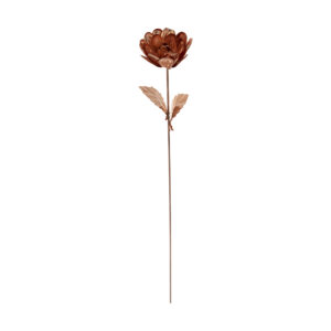Fleur en Cuivre Décorative Artisanale avec Design Floral Artistique pour Décoration de Maison (x10)