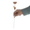 Fleur en Cuivre Décorative Artisanale avec Design Floral Artistique pour Décoration de Maison (x10)