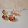 Fleur en Cuivre Décorative Artisanale – Art Floral Élégant pour Décoration de Maison (x2)