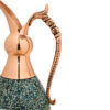Pichet Décoratif en Cuivre Persan Artistique avec Incrustation de Turquoise de Neyshabur