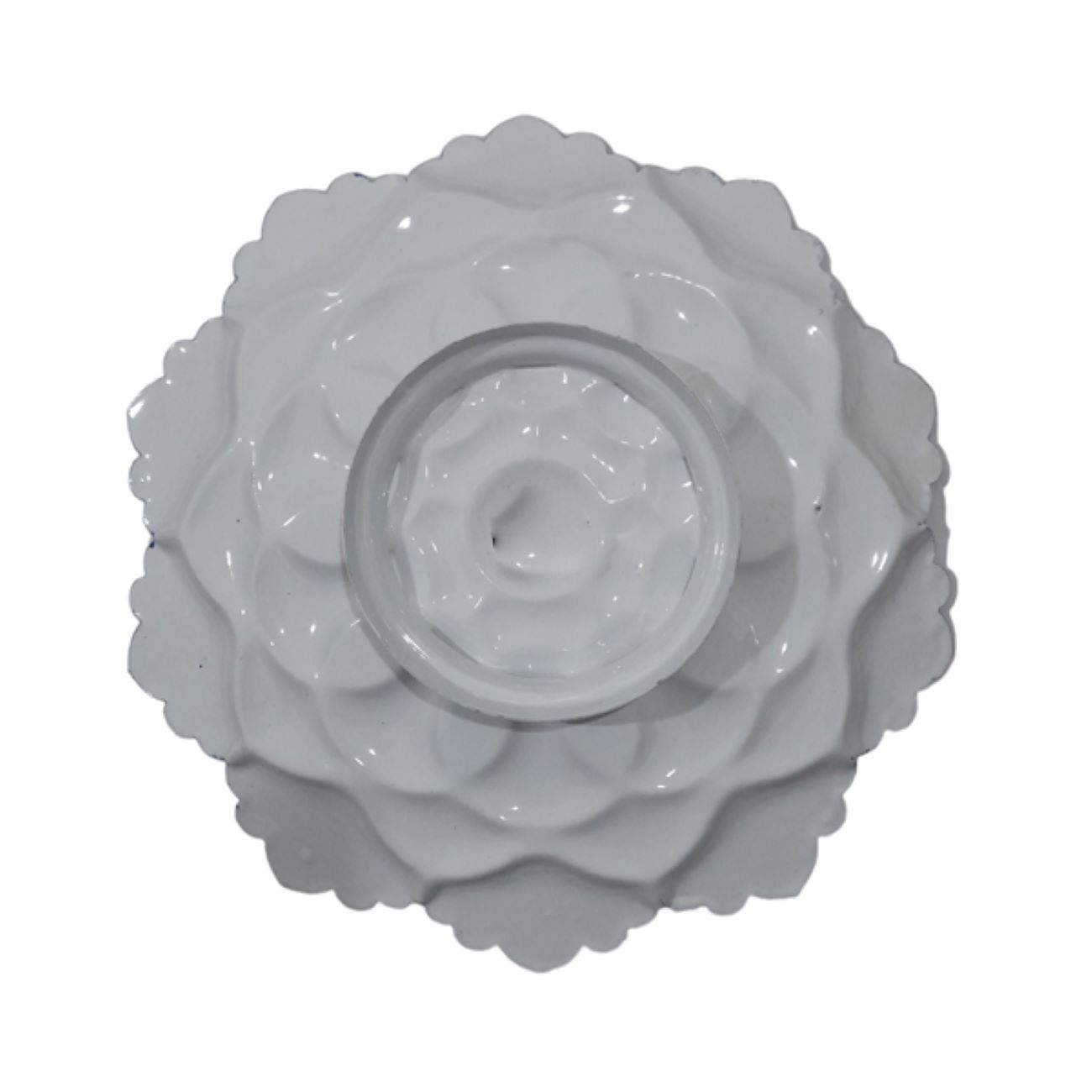 Plat décoratif en cuivre avec minakari et design inspiré de la Perse