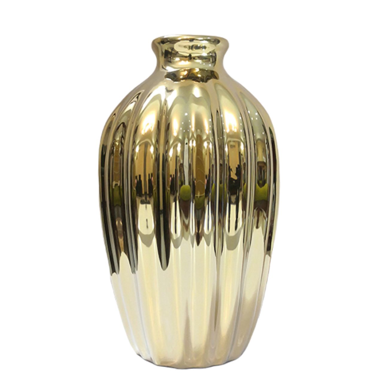 Vase en céramique décoratif à tige unique, pour petits espaces et accent de décoration moderne.