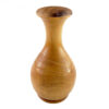 Vases miniatures en bois massif naturel faits main, style rustique – Lot de 2.