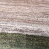 Tapis en laine Gabbeh persan authentique tissé à la main avec bordure crème