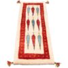 Tapis en laine Gabbeh persan runner tissé à la main en Fars motifs d'arbres