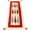 Tapis en laine Gabbeh persan runner tissé à la main en Fars motifs d'arbres