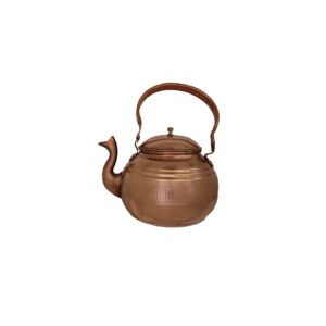 Bouilloire en cuivre persan durable pour cuisinière traditionnelle martelée Yas