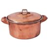 Marmite persane en cuivre - Style de cuisson traditionnel martelé Zarrin