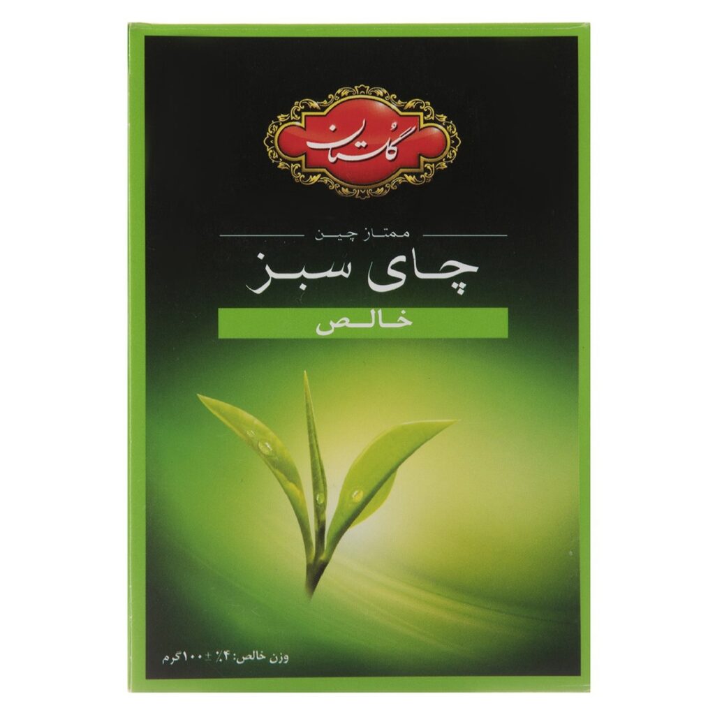 Golestan Thé Vert Pur Iranien Feuilles en vrac - 5 x 100 grammes