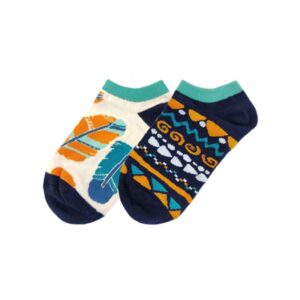 Chaussettes iraniennes pour femmes avec design de plume