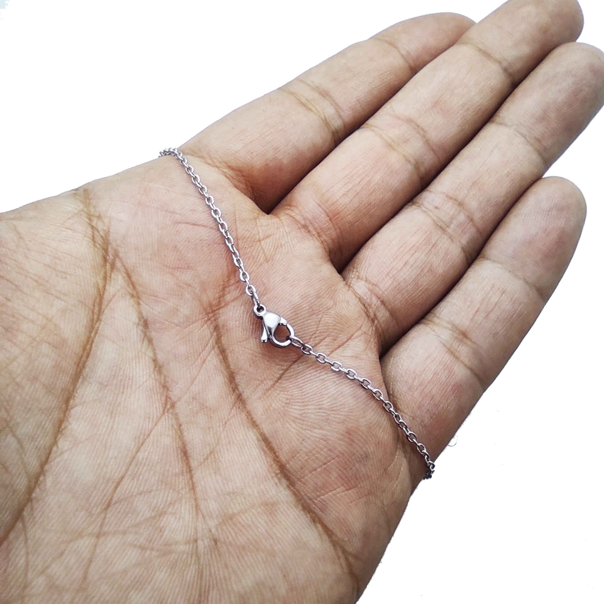 Collier en acier islamique avec pendentif Imam Jawad Hirz