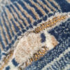 Tapis de prière islamique rembourré Janamaz Sajadah Gonbad bleu