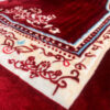 Tapis de prière islamique rembourré Janamaz Sajadah Mihrab couleur bordeaux