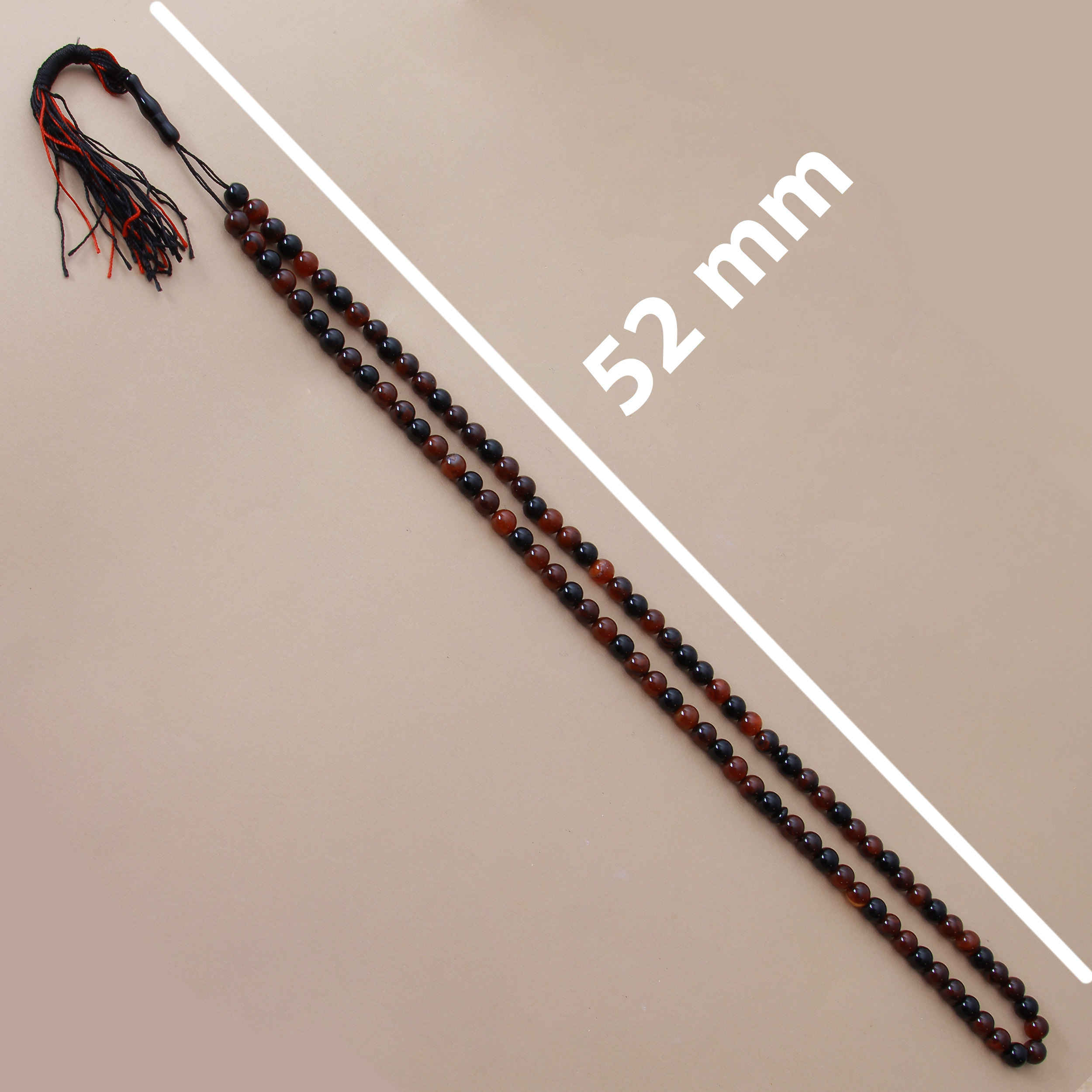 Chapelet islamique en agate avec 101 perles