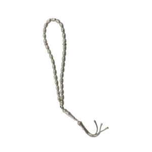 Chapelet islamique en argent – 33 perles de prière