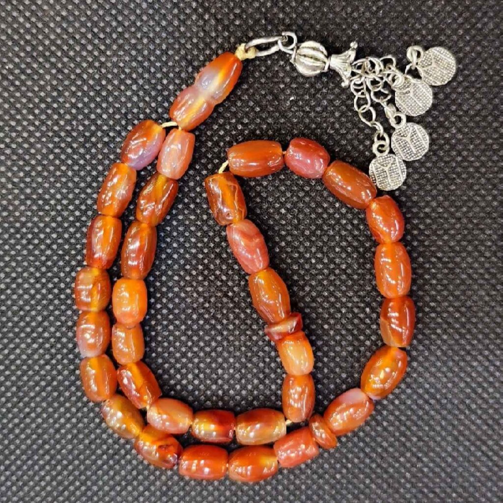 Chapelet islamique Hakik du Yémen – 33 perles de prière Misbaha