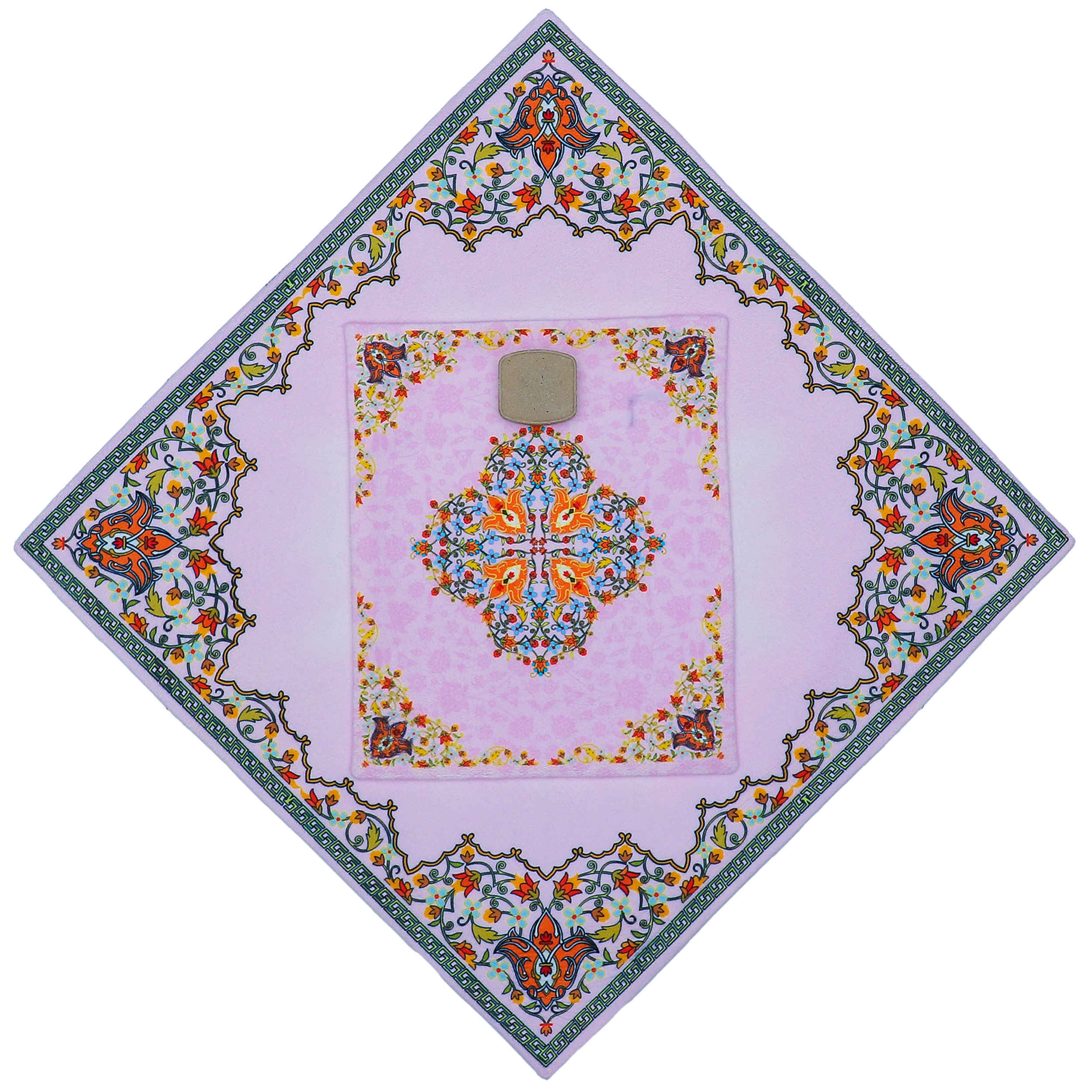 Tapis de prière de voyage pour musulman taille poche et portable Sajada Eslimi