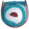 Chapelet islamique en turquoise industrielle – 101 perles de prière