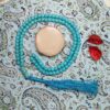 Chapelet islamique en turquoise industrielle – 101 perles de prière