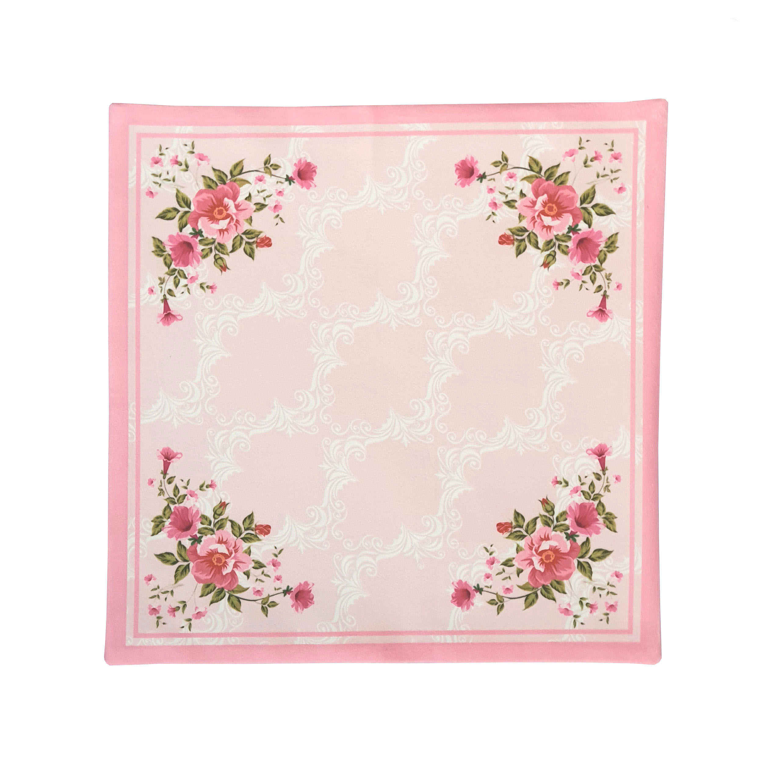 Tapis de Prière Islamique Fin en Velours avec Motif Floral