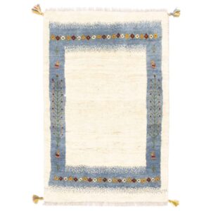 Tapis en laine Gabbeh persan tissé à la main en Fars Kashkuli