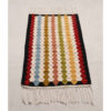 Tapis en laine Kilim persan tissé à la main en Fars design géométrique
