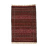 Tapis en laine Kilim persan tissé à la main en Khorasan rayé