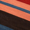 Tapis en laine Kilim persan runner tissé à la main en Isfahan rayé rouge